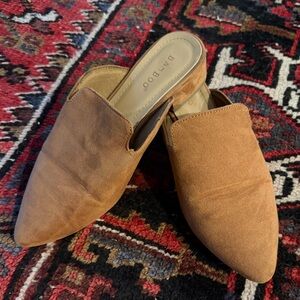 Bamboo Camel Suede Women's Mules